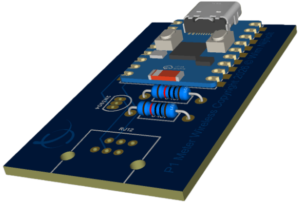 Draadloze P1-meter met ESP32-C3-ZERO en ESPHome